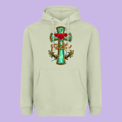 Cross Faith Heavyweight Hoodie Designed By Barkaloodesign