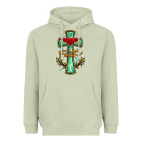 Matcha cross faith Heavyweight Hoodie - BarkalooDesign