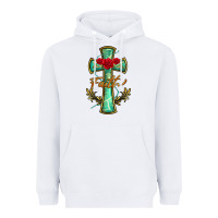White cross faith Heavyweight Hoodie - BarkalooDesign