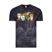 Cloud Black latte coffee cups Vintage Tee - Zillion Design Studio