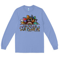 Colony Blue you are my sunshine autism awareness Long Sleeve Tee - SublimationCraftShop