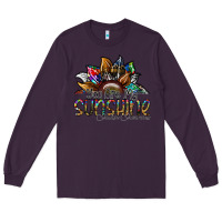 Plum you are my sunshine autism awareness Long Sleeve Tee - SublimationCraftShop