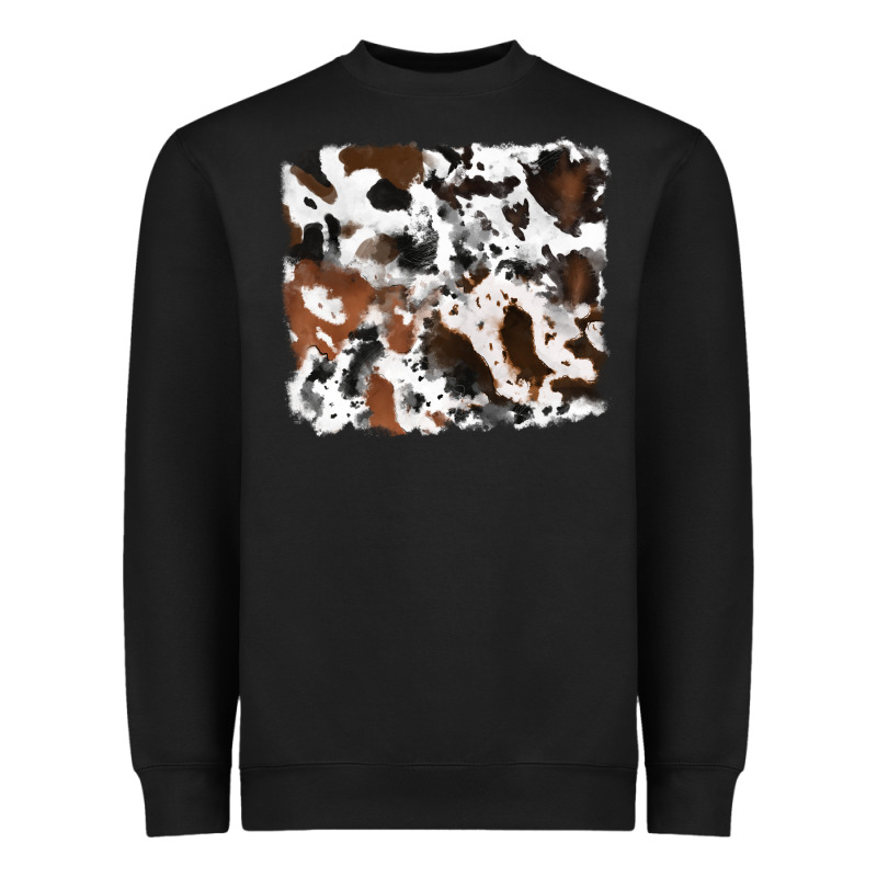 Cowhide Mixed Background Heavyweight Sweatshirt by RanaPortraitStore | Teevron