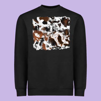 Heavyweight Sweatshirt cowhide mixed background