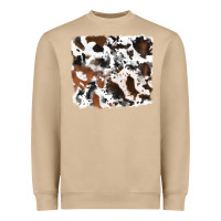 Mushroom cowhide mixed background Heavyweight Sweatshirt - RanaPortraitStore
