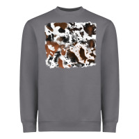 Storm cowhide mixed background Heavyweight Sweatshirt - RanaPortraitStore