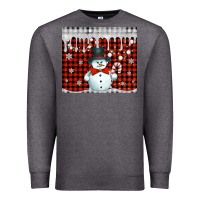 Charcoal Heather christmas snowman tumbler Premium Sweatshirt - Jasminsmagicworld