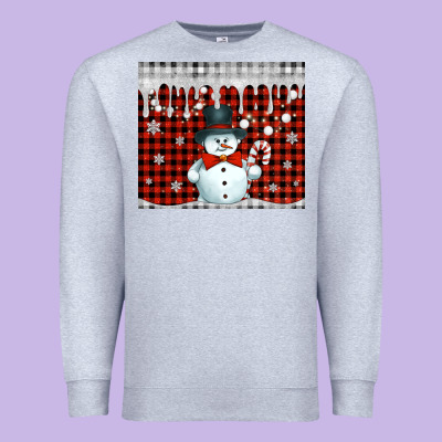 Christmas Snowman Tumbler Premium Sweatshirt Designed By Jasminsmagicworld