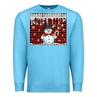 Ocean Blue christmas snowman tumbler Premium Sweatshirt - Jasminsmagicworld