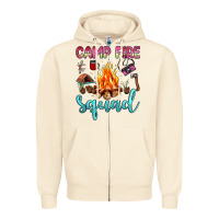 Sandshell camp fire squad Zipper Hoodie - JahusDesignShop