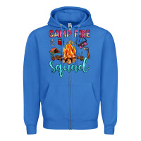 True Royal camp fire squad Zipper Hoodie - JahusDesignShop