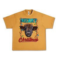 Peanut Butter merry christmas highland calf baby cow Urban Heavy Tee - RanaPortraitStore