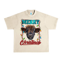 Sandshell merry christmas highland calf baby cow Urban Heavy Tee - RanaPortraitStore