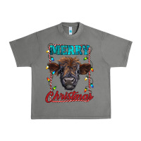 Tornado merry christmas highland calf baby cow Urban Heavy Tee - RanaPortraitStore