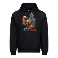 Forest Green Tree Rex T-Rex Urban Hoodie - LillyAllenDesigns