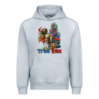 Heather Grey Tree Rex T-Rex Urban Hoodie - LillyAllenDesigns