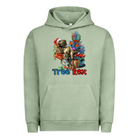 Pigment Oil Green Tree Rex T-Rex Urban Hoodie - LillyAllenDesigns