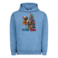 Pigment Pebble Blue Tree Rex T-Rex Urban Hoodie - LillyAllenDesigns