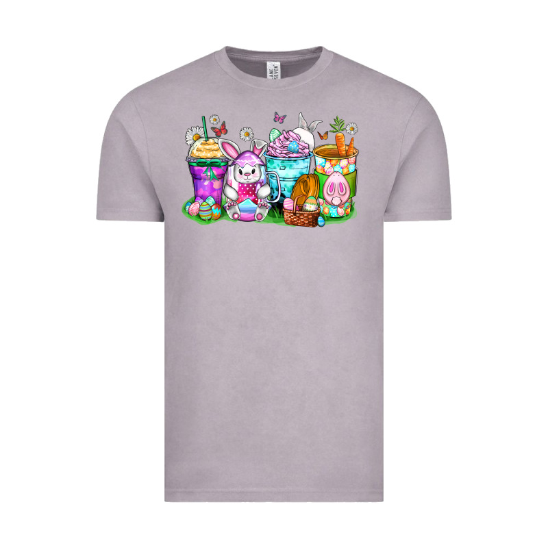 Easter Coffee Cups Vintage Tee by Zillion Design Studio | Teevron