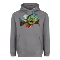 Storm Peacock Bass Illustrations Heavyweight Hoodie - LillyAllenDesigns