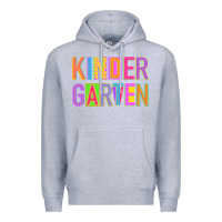 Heather Grey kindergarten Premium Hoodie - NancyCooperArtShop