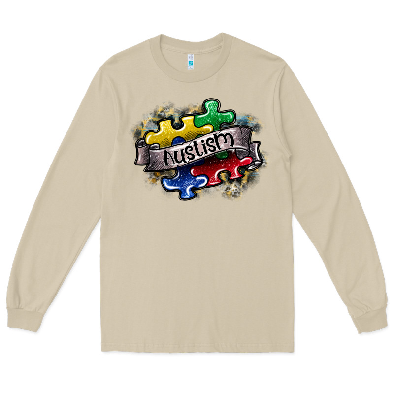Austism Long Sleeve Tee by SublimationCraftShop | Teevron