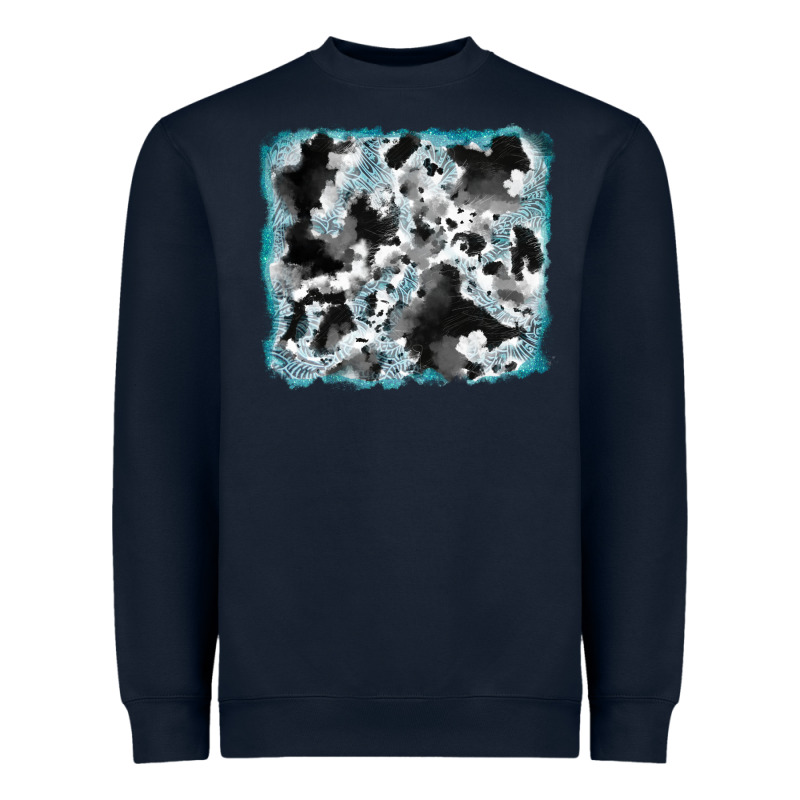 Cowhide Glitter Tooled Leather Background Heavyweight Sweatshirt by RanaPortraitStore | Teevron