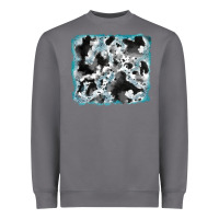 Storm cowhide glitter tooled leather background Heavyweight Sweatshirt - RanaPortraitStore