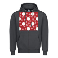 Smoke christmas snow flakes seamless pattern Zipper Hoodie - BundleAndBundleShop