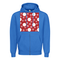 True Royal christmas snow flakes seamless pattern Zipper Hoodie - BundleAndBundleShop