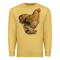 Antique Gold Cochin Chicken Premium Sweatshirt - LillyAllenDesigns