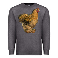 Charcoal Heather Cochin Chicken Premium Sweatshirt - LillyAllenDesigns