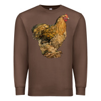 Chestnut Cochin Chicken Premium Sweatshirt - LillyAllenDesigns