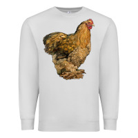 Dove Grey Cochin Chicken Premium Sweatshirt - LillyAllenDesigns