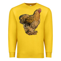 Lemon Cochin Chicken Premium Sweatshirt - LillyAllenDesigns