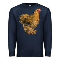 Navy Cochin Chicken Premium Sweatshirt - LillyAllenDesigns