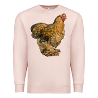 Pale Pink Cochin Chicken Premium Sweatshirt - LillyAllenDesigns