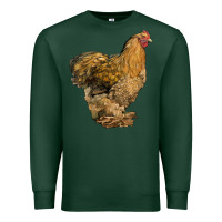 Sports Green Cochin Chicken Premium Sweatshirt - LillyAllenDesigns