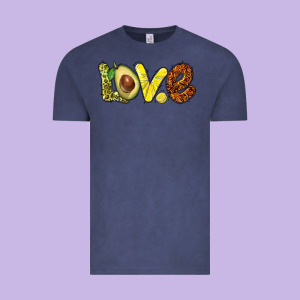 Love Avocado Vintage Tee Designed By Barkaloodesign
