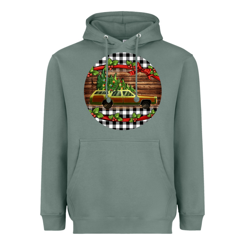 Christmas Vacation Car Christmas Heavyweight Hoodie by Jasminsmagicworld | Teevron