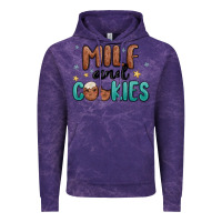 Cloud Purple milf and cookies Vintage Hoodie - MaliasSmallBusiness