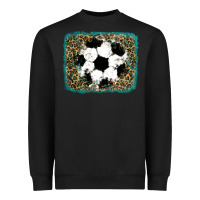 Black glitter soccer leopard Heavyweight Sweatshirt - RanaPortraitStore