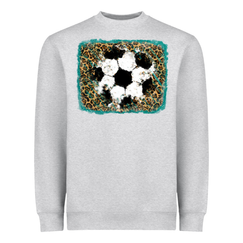 Glitter Soccer Leopard Heavyweight Sweatshirt by RanaPortraitStore | Teevron