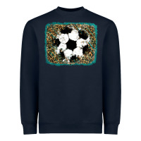 Navy glitter soccer leopard Heavyweight Sweatshirt - RanaPortraitStore