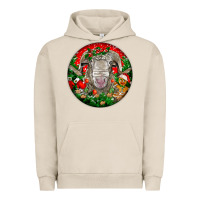 Pigment French Oak christmas rambouillet sheep Urban Hoodie - LillyAllenDesigns