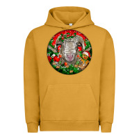 Pigment Peanut Butter christmas rambouillet sheep Urban Hoodie - LillyAllenDesigns