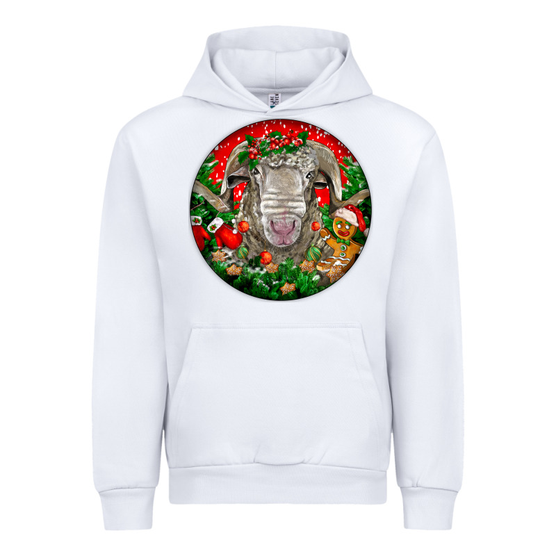 Christmas Rambouillet Sheep Urban Hoodie by LillyAllenDesigns | Teevron