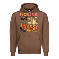 Chestnut hoeing ain't easy Zipper Hoodie - Artiststas