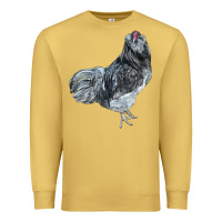 Antique Gold Ameraucana Rooster Premium Sweatshirt - LillyAllenDesigns