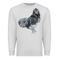 Dove Grey Ameraucana Rooster Premium Sweatshirt - LillyAllenDesigns